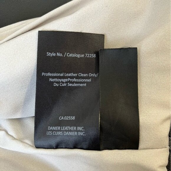 Danier Genuine Lamb Leather Biker Jacket Size XS - Picture 9 of 15